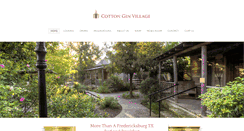 Desktop Screenshot of cottonginlodging.com